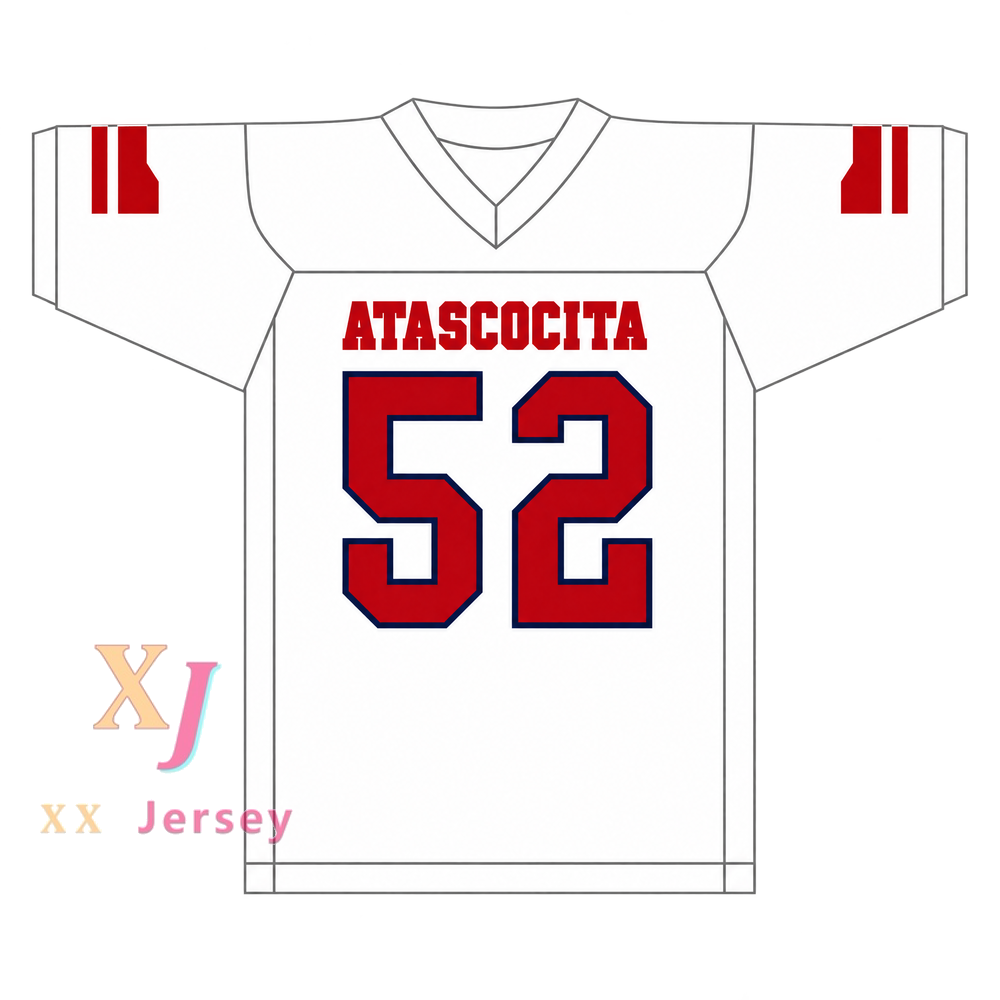 Custom Sam Cosmi 52 Atascocita High School Football Jersey