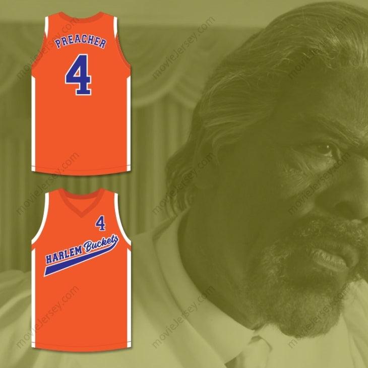 CAMISETA DE BALONCESTO PERSONALIZADA CON NOMBRE Y NÚMERO DE PREACHER 4 HARLEM BUCKETS UNCLE DREW, Cosida Tallas S-6XL