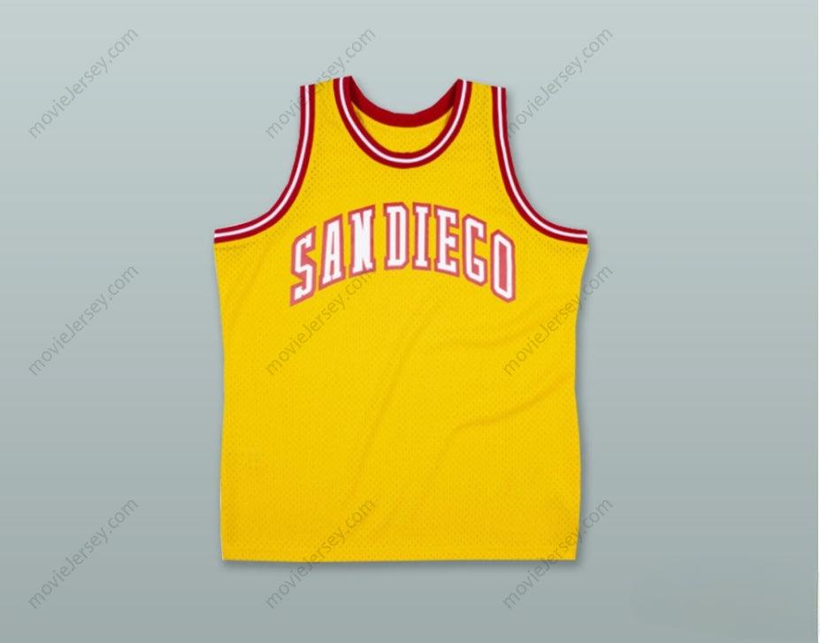 CAMISETA DE BALONCESTO AMARILLA CONQUISTADORES CON CUALQUIER NOMBRE Y NÚMERO BORDADOS Tallas S-6XL