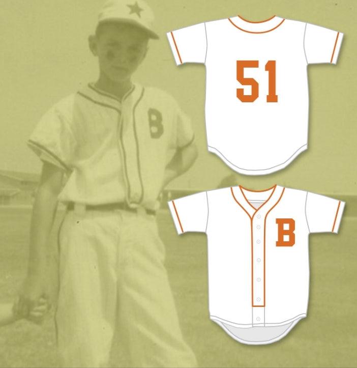 Camiseta de béisbol blanca personalizada con cualquier nombre y número TREVOR HOFFMAN 51 BELLFLOWER LITTLE LEAGUE, 1 unidad, cosida a máquina, tallas S-6XL