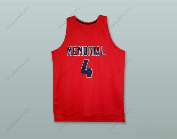 PERSONALIZADA Cualquier Nombre Número JALEN GREEN 4 SAN JOAQUIN MEMORIAL HIGH SCHOOL PANTHERS ROJO CAMISETA DE BALONCESTO con Costuras S-6XL