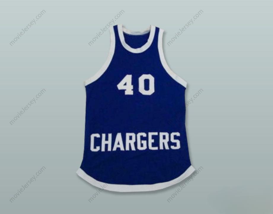 PERSONALIZADO Cualquier Nombre Número CARGADORES 40 DCHS CAMISETA BALONCESTO INSTITUTO Cosido S-6XL