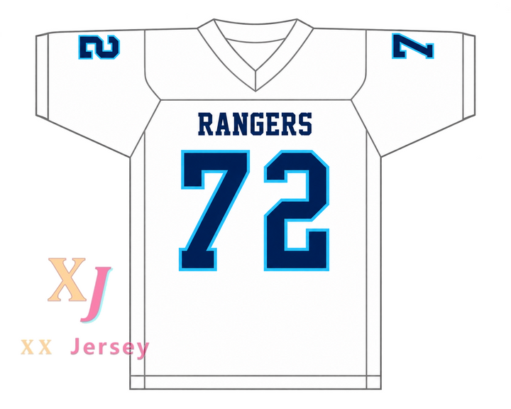 Custom Rashawn Slater 72 Clements High School Rangers Football Jersey