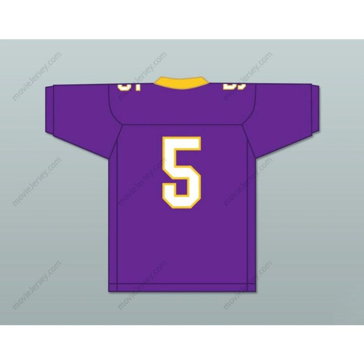 PERSONALIZA Cualquier Nombre Número NATE HOBBS 5 Camiseta de Fútbol Masculina de Secundaria BULLDOGS Cosida Tallas S-6XL