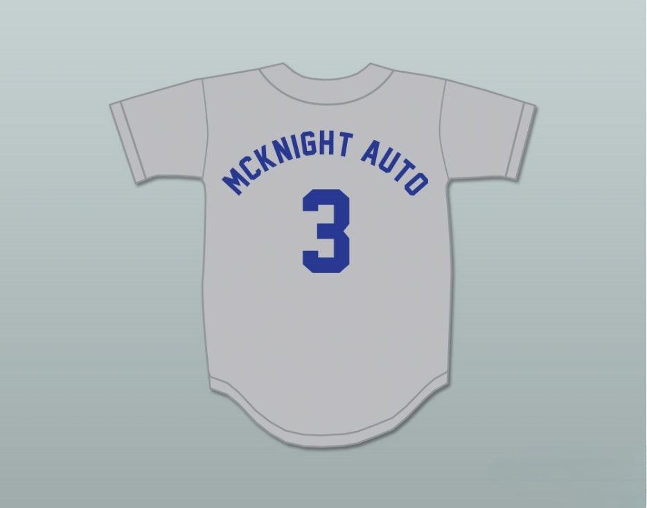 Personaliza Cualquier Nombre Número CARL 3 BRAVES MCKNIGHT AUTO CAMISETA DE BÉISBOL DAZED AND CONFUSED Costura Superior S-6XL