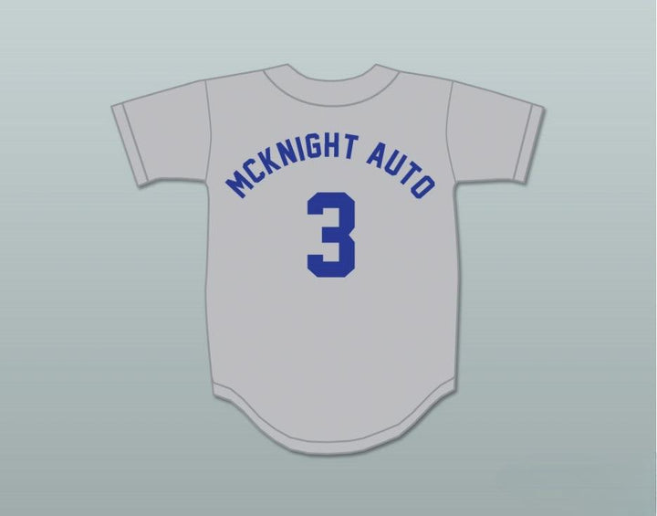 Personaliza Cualquier Nombre Número CARL 3 BRAVES MCKNIGHT AUTO CAMISETA DE BÉISBOL DAZED AND CONFUSED Costura Superior S-6XL
