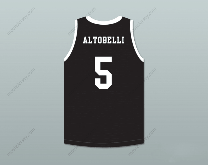CUSTOM ANY Name Number ALYSSA ALTOBELLI 5 MAMBA BALLERS BLACK BASKETBALL JERSEY VERSION 2 Top Stitched S-6XL