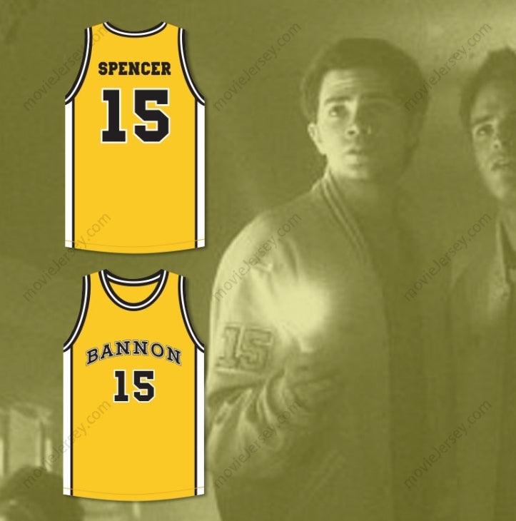 PERSONALIZA Cualquier Nombre Número JAKE SPENCER 15 CAMISETA DE BALONCESTO BANNON HIGH SCHOOL JEEPERS CREEPERS 2 Cosida S-6XL