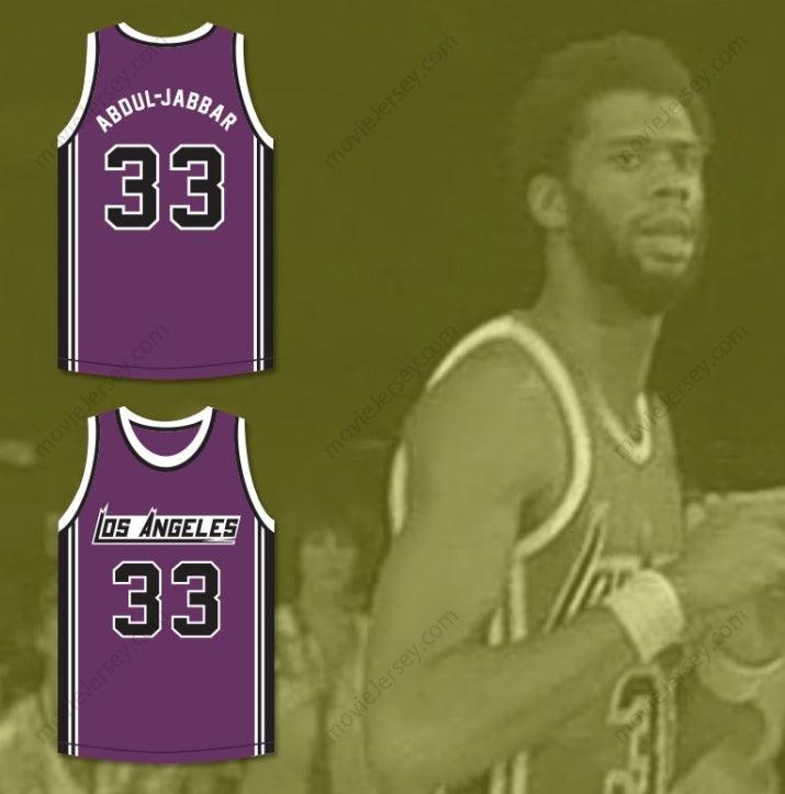 PERSONALIZA CUALQUIER Nombre Número KAREEM ABDUL-JABBAR 33 CAMISETA DE BALONCESTO EL PEZ QUE SALVÓ Costuras Reforzadas S-6XL