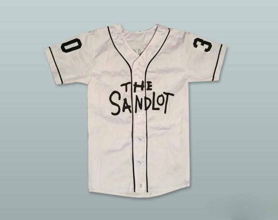 Jersey de béisbol personalizado con cualquier nombre y número MIKE VITAR BENNY 'THE JET' RODRIGUEZ 30 THE SANDLOT con costura superior S-6XL