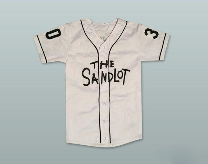 Jersey de béisbol personalizado con cualquier nombre y número MIKE VITAR BENNY 'THE JET' RODRIGUEZ 30 THE SANDLOT con costura superior S-6XL