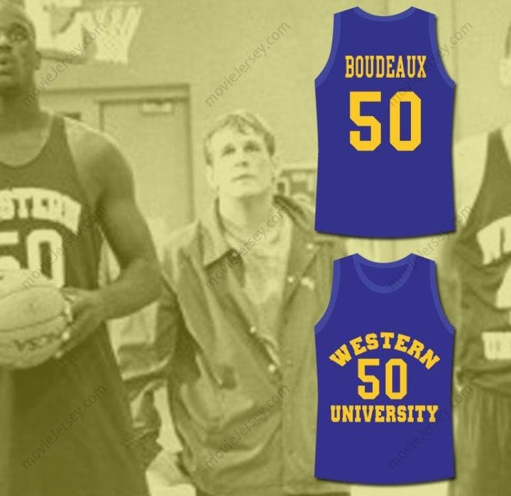 PERSONALIZA Cualquier Nombre Número SHAQ NEON BOUDEAUX UNIVERSIDAD DE WESTERN BALONCESTO CAMISETA PELÍCULA BLUE CHIPS Cosido S-6XL