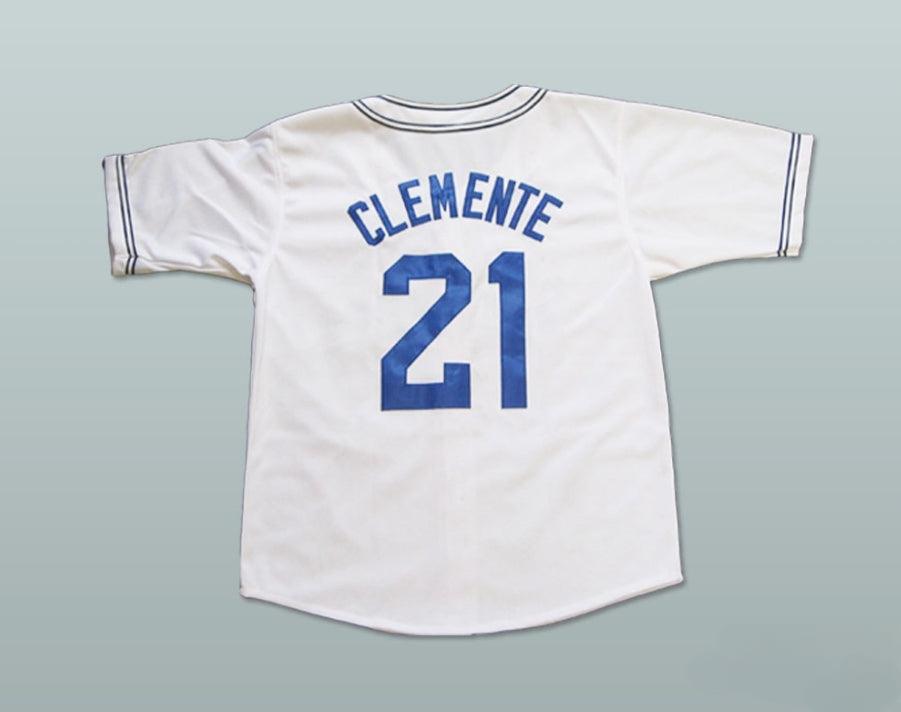 Camiseta de béisbol personalizada con cualquier nombre y número de ROBERTO CLEMENTE 21, SANTURCE CRABBERS, PUERTO RICO, todas las tallas, con costura superior, S-6XL