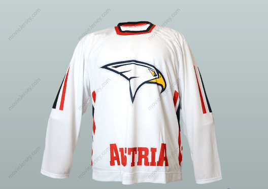 Austria White National Team Hockey Jersey — front view