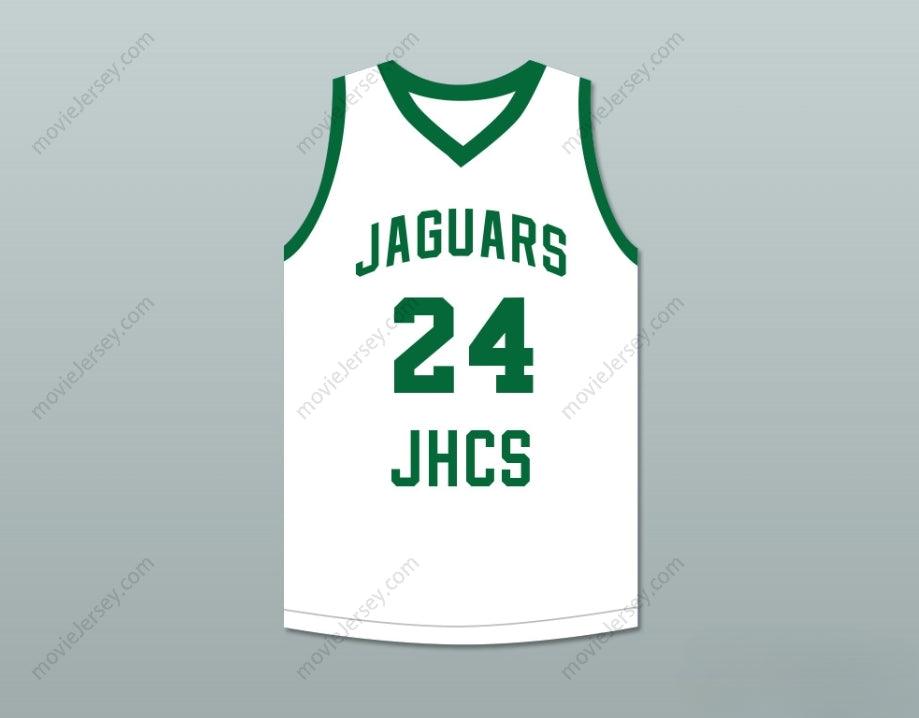 CUSTOM ANY Name Number TACKO FALL 24 JAMIE'S HOUSE CHARTER SCHOOL JAGUARS WHITE BASKETBALL JERSEY Top Stitched S-6XL