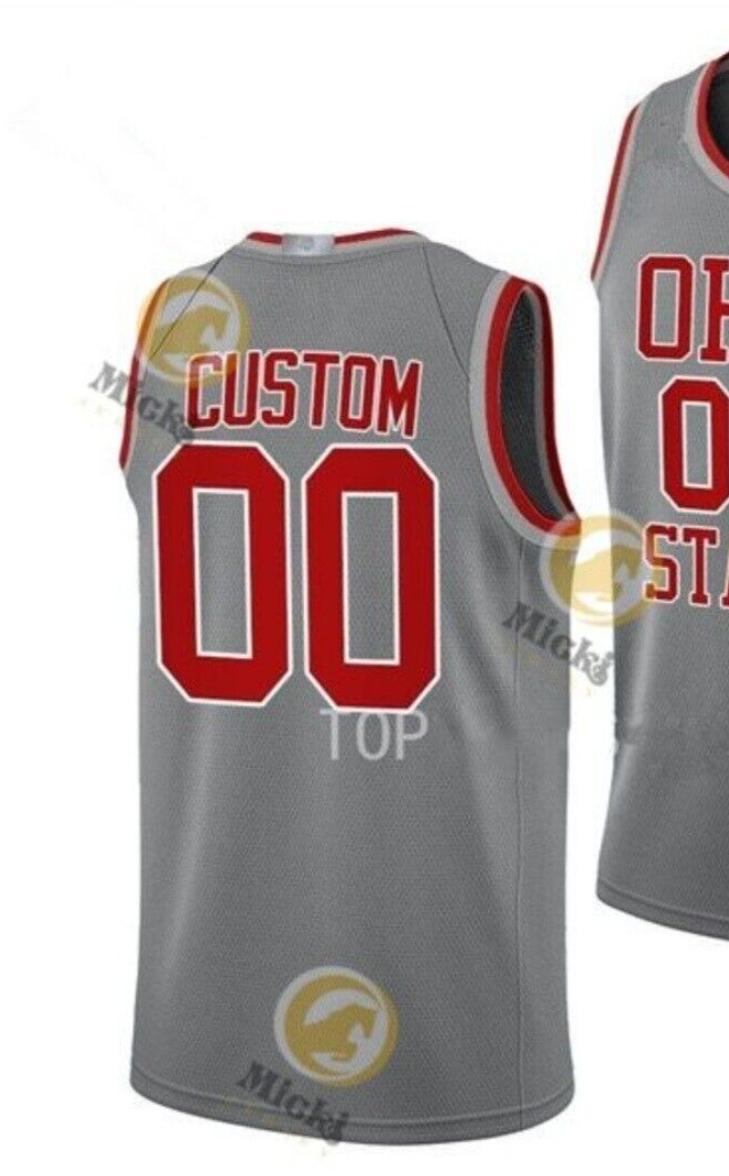 CUSTOM ANY Name Number Jim JACKSON #22 Basketball Jersey Grey Color Top Stitched S-6XL