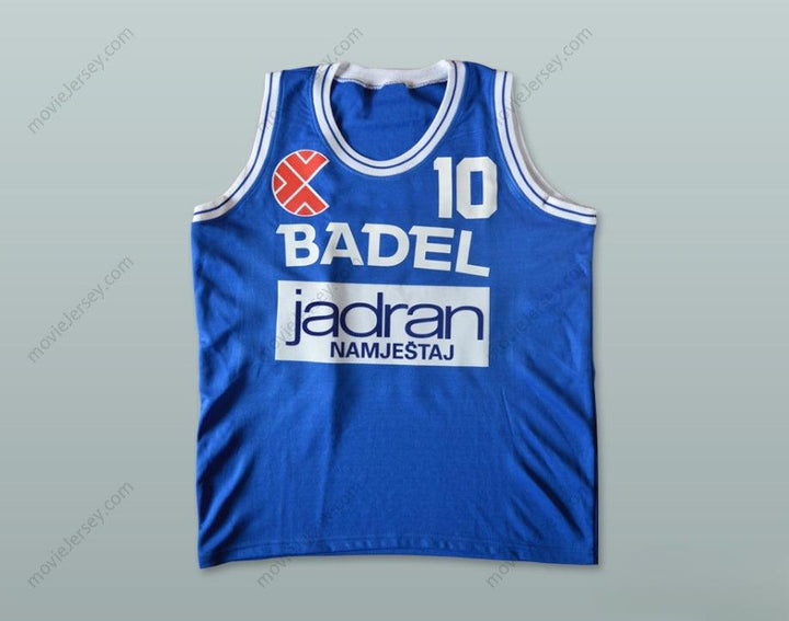 PERSONALIZA Cualquier Nombre Número DRAZEN PETROVIC 10 CIBONA ZAGREB CAMISETA DE BALONCESTO Cosida S-6XL
