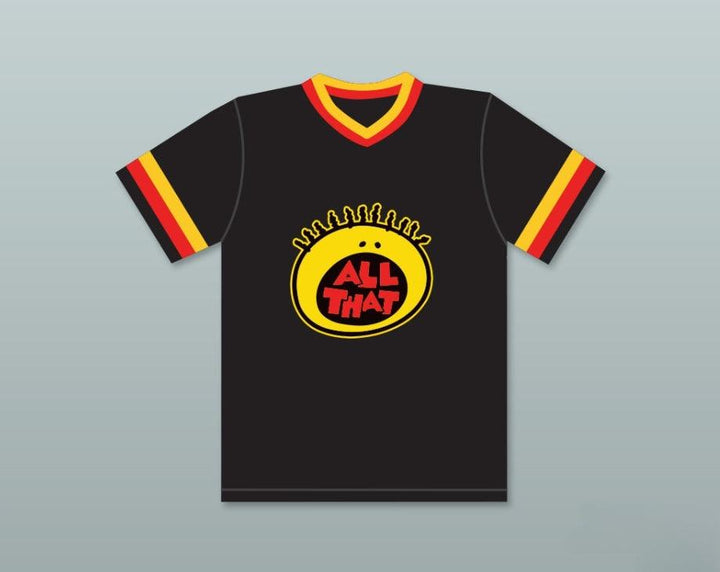 Camiseta de béisbol negra KEL MITCHELL 00 ALL THAT personalizada con cualquier nombre y número, 1 costura superior, tallas S-6XL