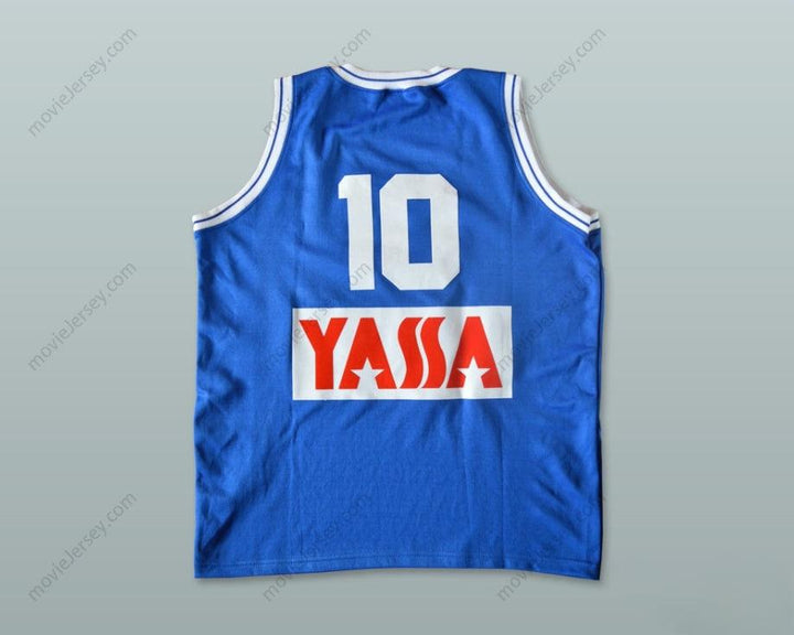 PERSONALIZA Cualquier Nombre Número DRAZEN PETROVIC 10 CIBONA ZAGREB CAMISETA DE BALONCESTO Cosida S-6XL