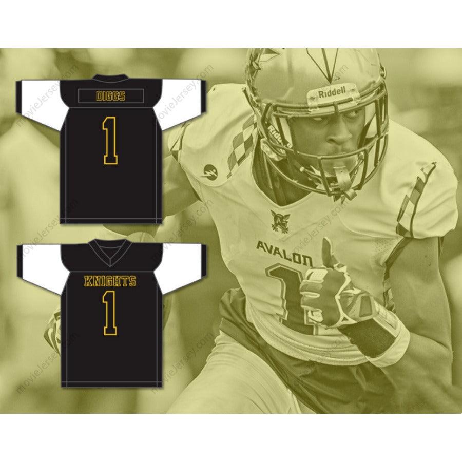 CUSTOM ANY Name Number KNIGHTS TREVON DIGGS 1 THE AVALON SCHOOL Football Jersey Top Stitched S-6XL