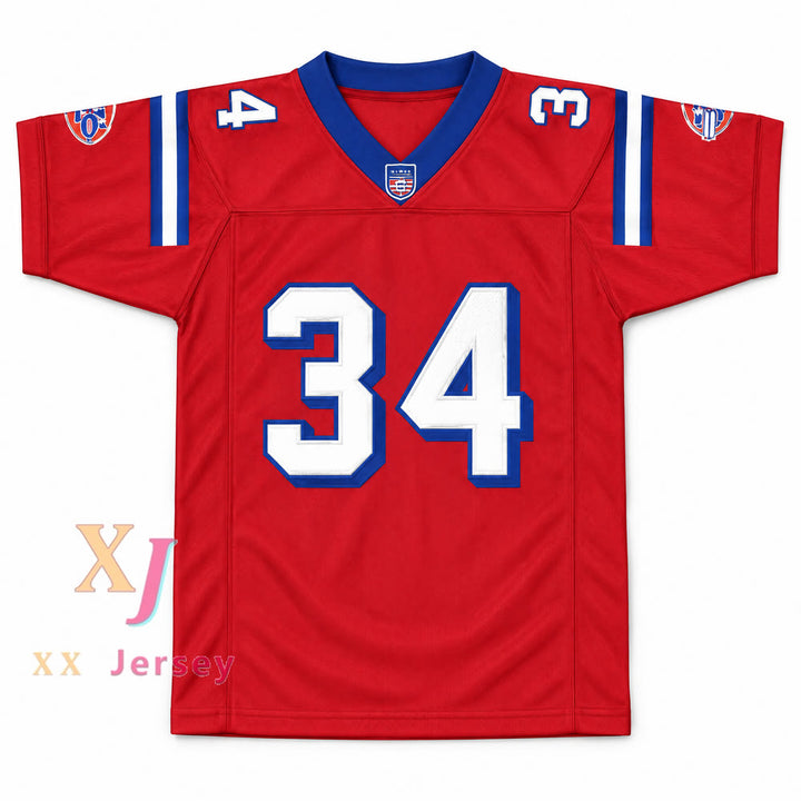 PERSONALIZA Cualquier Nombre Número TROY WINBUSH WALTER COCHRAN 34 WASHINGTON SENTINELS HOME Camiseta Fútbol Cosida S-6XL