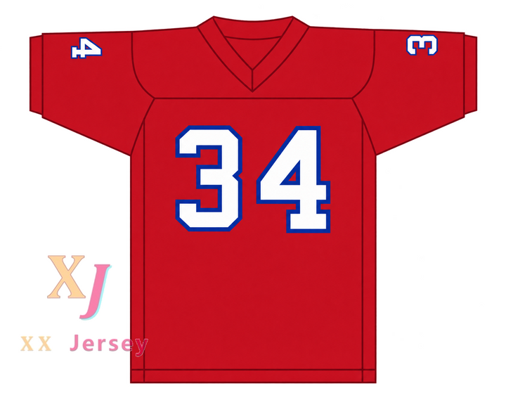 Custom Herschel Walker 34 New Jersey Generals 1983-85 USFL Football Jersey