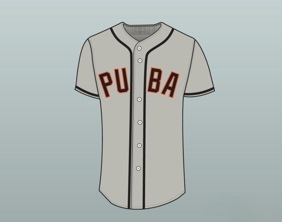 Camiseta de béisbol GRAND PUBA 360 personalizada con nombre y número, cosida, nueva, con puntada superior S-6XL