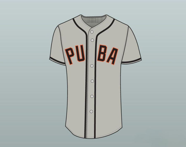 Camiseta de béisbol GRAND PUBA 360 personalizada con nombre y número, cosida, nueva, con puntada superior S-6XL