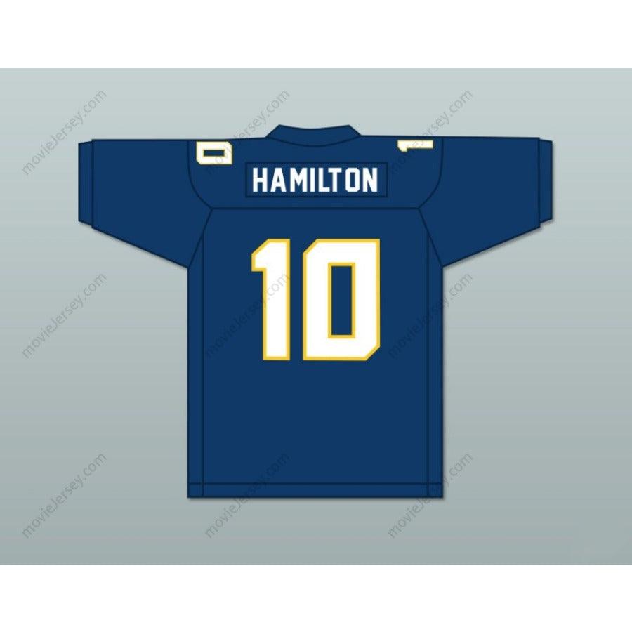 CUSTOM ANY Name Number KYLE HAMILTON 10 MARIST SCHOOL WAR  Football Jersey Top Stitched S-6XL