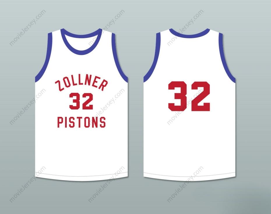 PERSONALIZA Cualquier Nombre Número FORT WAYNE ZOLLNER 32 CAMISETA BALONCESTO BLANCA Costuras Detalladas S-6XL