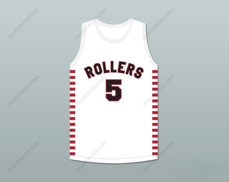 CUSTOM ANY Name Number KENNY SAILORS 5 PROVIDENCE STEAMROLLERS WHITE BASKETBALL JERSEY Top Stitched S-6XL