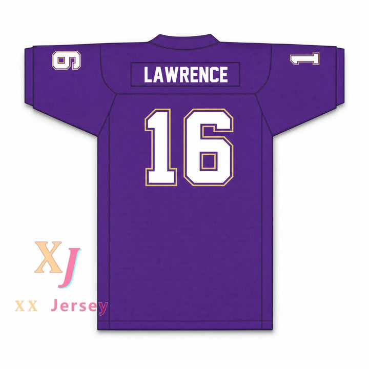 CAMISETA DE FÚTBOL AMERICANA DE INSTITUTO PERSONALIZADA TREVOR LAWRENCE 16 Todas las tallas S-6XL Costuras superiores S-6XL