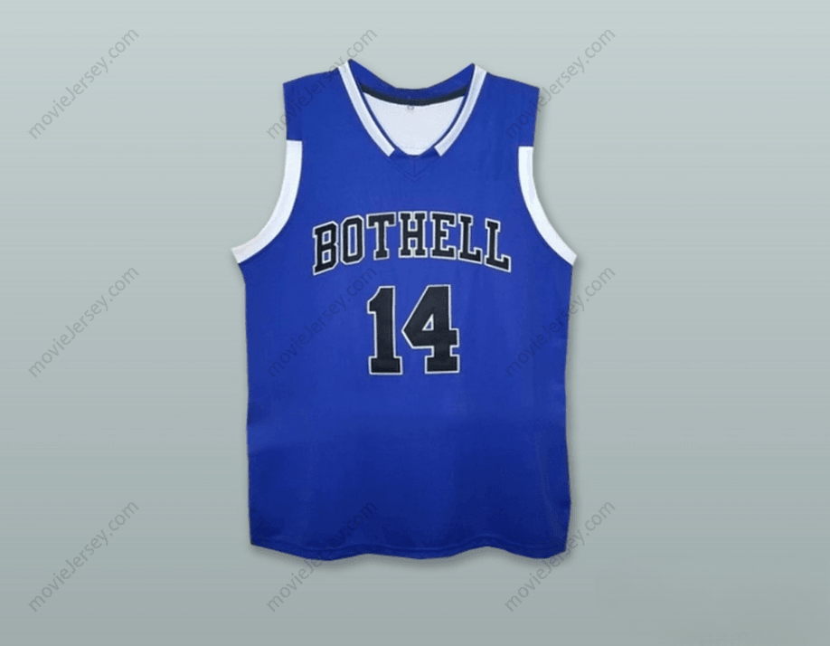 PERSONALIZADA CUALQUIER Nombre Número ZACH LAVINE 14 CAMISETA DE BALONCESTO AZUL COUGARS BOTHELL HIGH SCHOOL Parte Superior Cosida S-6XL