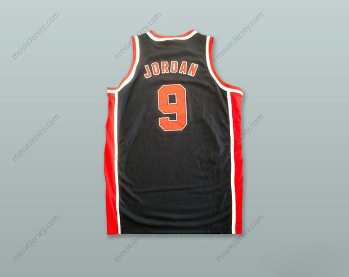 CAMISETA DE BALONCESTO PERSONALIZADA con Cualquier Nombre y Número MICHAEL 9 USA AZUL OSCURO Cosida S-6XL
