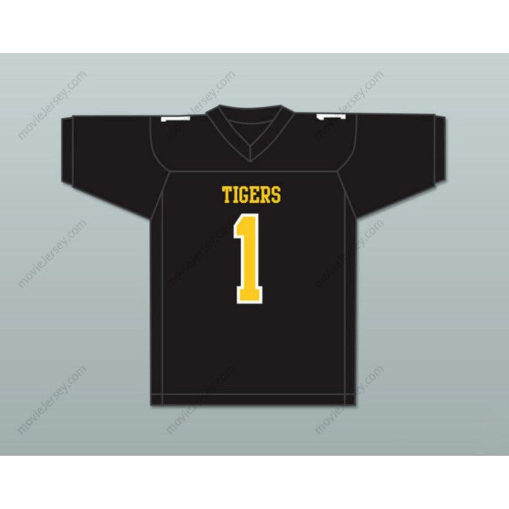 PERSONALIZA CUALQUIER Nombre Número TRAVIS KELCE 1 CAMISETA Fútbol Americano CLEVELAND HEIGHTS HIGH SCHOOL TIGERS con costuras Tallas S-6XL