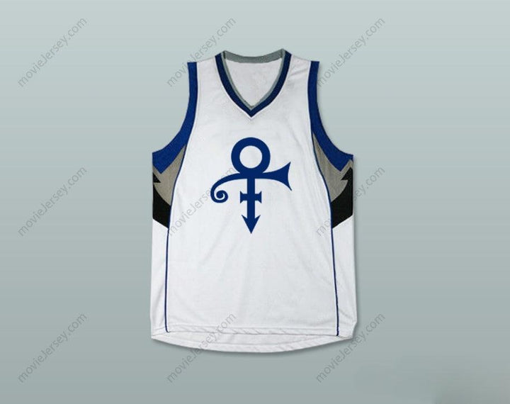 PERSONALIZAR Cualquier Nombre Número CAMISETA DE BALONCESTO BLANCA DE PRÍNCIPE Cosida Tallas S-6XL