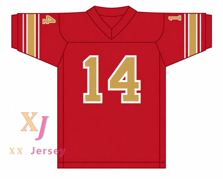 PERSONALIZA Cualquier Nombre Número 1984 USFL CHUCK FUSINA 14 PHILADELPHIA STARS CAMISETA DE FÚTBOL LOCAL Cosida S-6XL