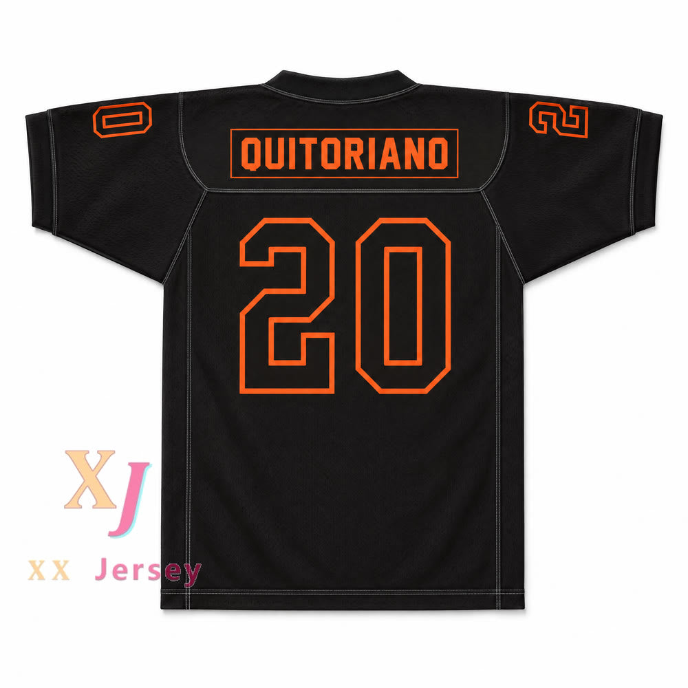 PERSONALIZADO Cualquier Nombre Número TEAGAN QUITORIANO 20 SPRAGUE HIGH SCHOOL OLYMPIANS Camiseta de Fútbol Cosida S-6XL