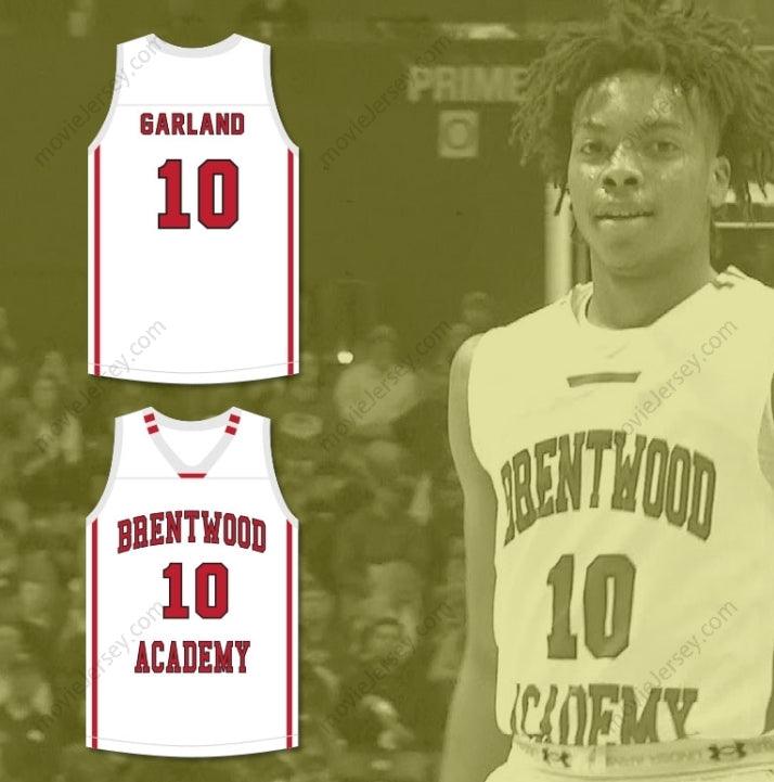 CAMISETA DE BALONCESTO BLANCA DARIUS GARLAND 10 ACADEMY PERSONALIZADA CON CUALQUIER NOMBRE Y NÚMERO, 2 costuras, tallas S-6XL