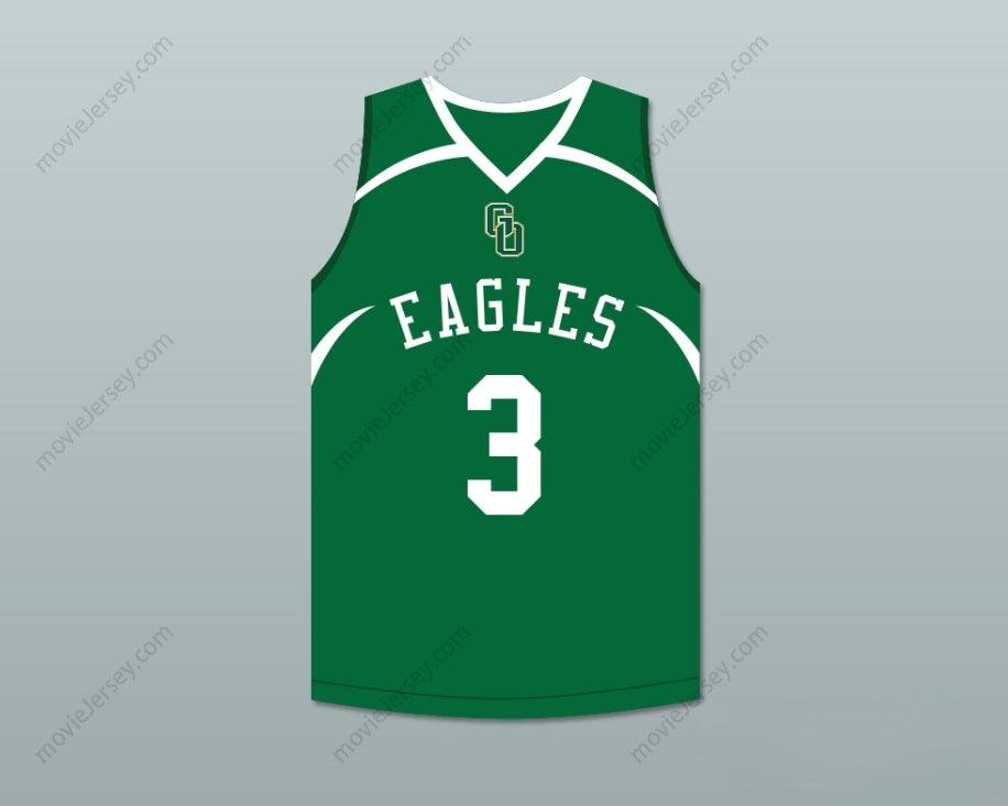 CUSTOM ANY Name Number CJ MCCOLLUM 3 GLENOAK HIGH SCHOOL GREEN BASKETBALL JERSEY Top Stitched S-6XL