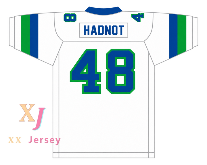 PERSONALIZA Cualquier Nombre Número 1985 USFL JAMES HADNOT 48 SAN ANTONIO GUNSLINGERS ROAD Camiseta de fútbol con costuras S-6XL