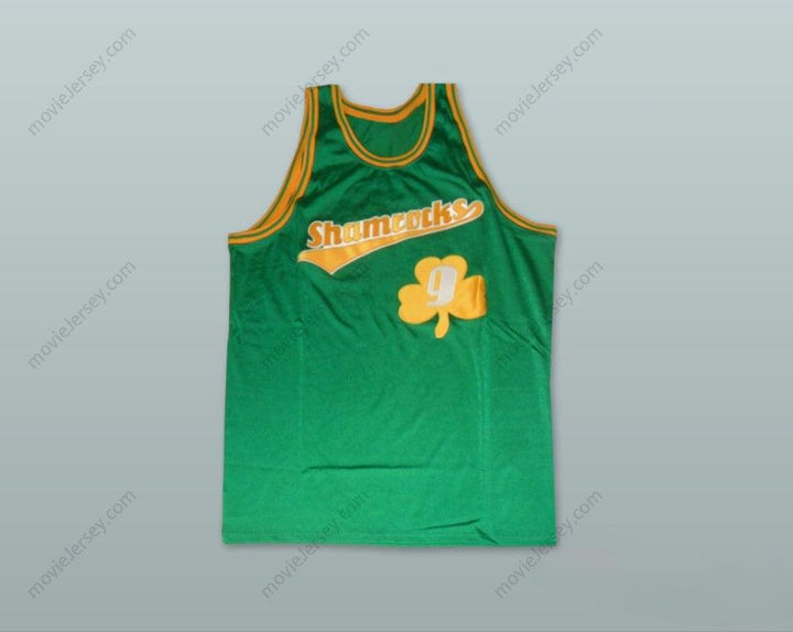 CAMISETA DE BALONCESTO VERDE SHAMROCKS 9 DE RUCKER PARK 1972 CON NOMBRE Y NÚMERO PERSONALIZABLES, Tallas S-6XL