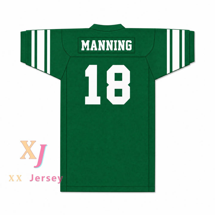 CUSTOM VERSION PEYTON MANNING 18 ISIDORE NEWMAN HIGH SCHOOL FOOTBALL JERSEY Top Stitched S-6XL