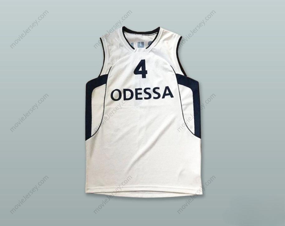 CAMISETA DE BALONCESTO BLANCA BORDADA PERSONALIZADA CON CUALQUIER NOMBRE Y NÚMERO YUSHKIN 4 AC ODESA UCRANIA Tallas S-6XL