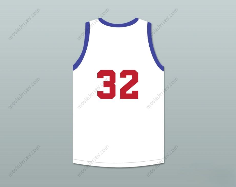 PERSONALIZA Cualquier Nombre Número FORT WAYNE ZOLLNER 32 CAMISETA BALONCESTO BLANCA Costuras Detalladas S-6XL