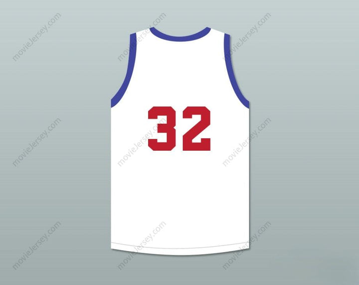 PERSONALIZA Cualquier Nombre Número FORT WAYNE ZOLLNER 32 CAMISETA BALONCESTO BLANCA Costuras Detalladas S-6XL