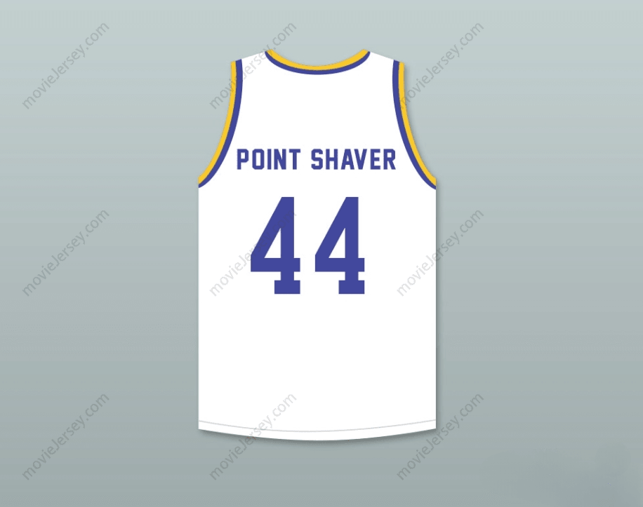 PERSONALIZA CUALQUIER Nombre Número ANTHONY C HALL TONY THE POINT SHAVER 44 CAMISETA DE BALONCESTO BLANCA CON PARCHE DE BLUE CHIPS Costura Superior S-6XL