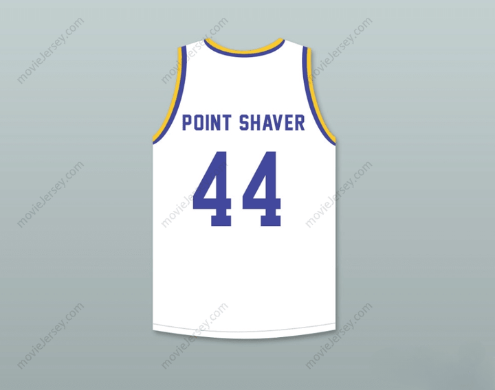 PERSONALIZA CUALQUIER Nombre Número ANTHONY C HALL TONY THE POINT SHAVER 44 CAMISETA DE BALONCESTO BLANCA CON PARCHE DE BLUE CHIPS Costura Superior S-6XL
