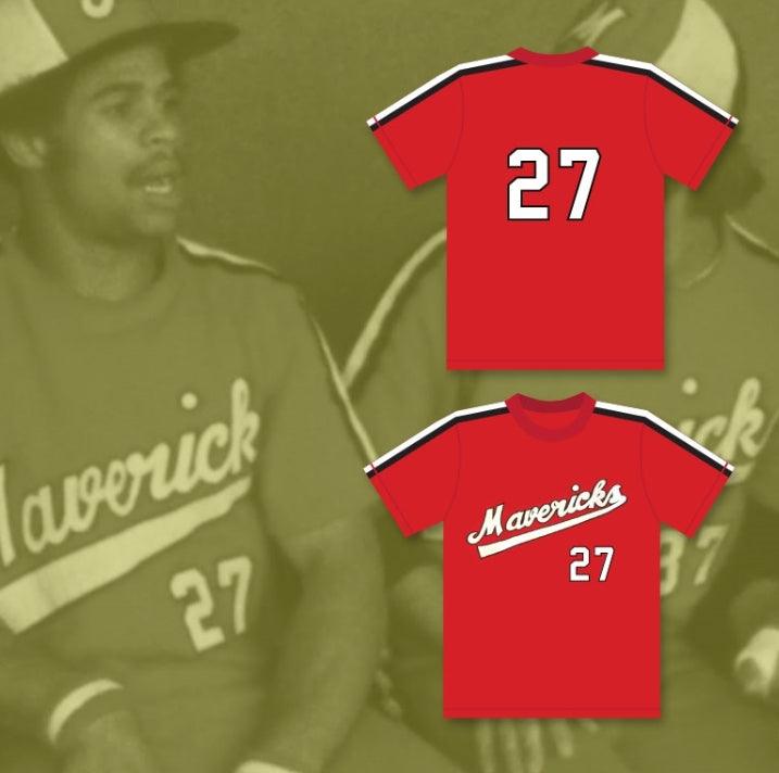 Camiseta de béisbol personalizada con cualquier nombre y número REGGIE THOMAS 27 LOS BASTARDOS GOLPEADOS DEL BÉISBOL Costura superior S-6XL