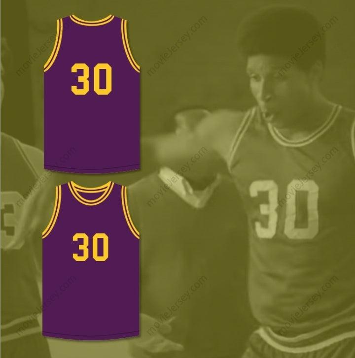 PERSONALIZA Cualquier Nombre Número MAGIC JOHNSON 30 MORADO CAMISETA BALONCESTO LA LEYENDA DEL JOVEN LARRY BIRD PARODIA Cosido S-6XL